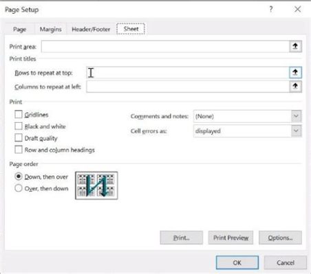 how to set a row to print on every page and the role of punctuation in enhancing readability